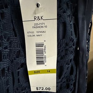 Dark blue dress